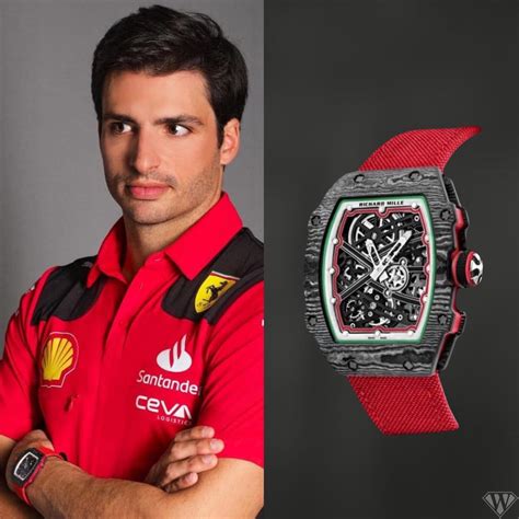 richard mille carlos sainz|richard mille watch.